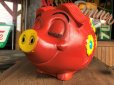 画像5: 70s Vintage Psychedelic Hippie Pig Piggy Bank BIG SIZE (B352)