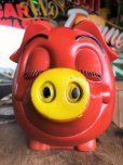 画像7: 70s Vintage Psychedelic Hippie Pig Piggy Bank BIG SIZE (B352)