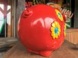 画像3: 70s Vintage Psychedelic Hippie Pig Piggy Bank BIG SIZE (B352)