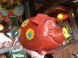 画像12: 70s Vintage Psychedelic Hippie Pig Piggy Bank BIG SIZE (B352)