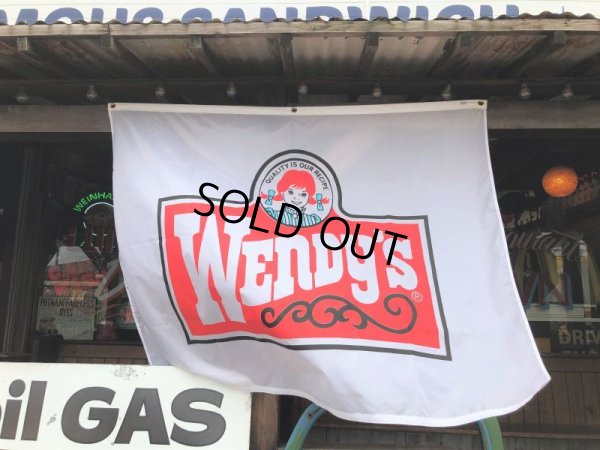 画像1: Vintage Wendy's Banner (B353)