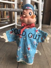 Vintage Gund Popeye Hand Puppet (B357)