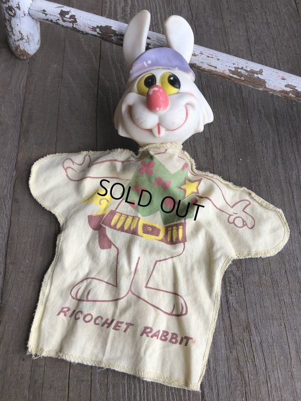 画像7: Vintage Ideal Ricochet Rabbit Hand Puppet (B358)