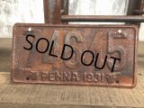30s Vintage License Plates 1931 74645 (B369) 
