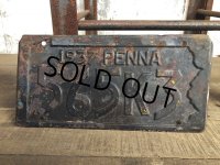 30s Vintage License Plates 1937 565K3 (B365) 