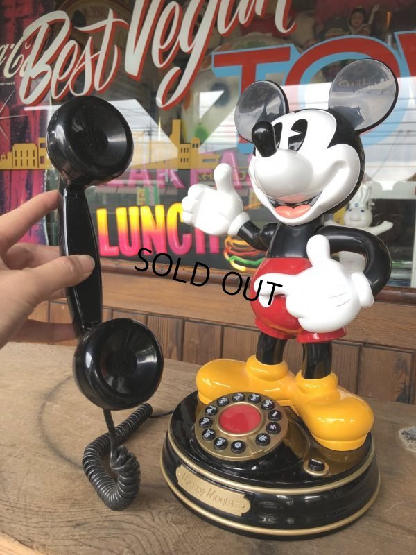 画像9: 90s Vintage Disney Mickey Phone (B371)