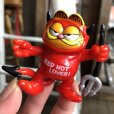 画像1: Vintage Hot Stuff Red Devil PVC Figure Garfield (B379)  (1)