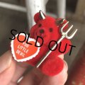 Vintage Hot Stuff Bear Red Devil Pins (B377) 