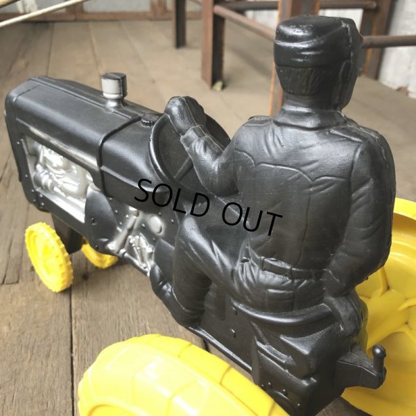 画像8: 60s Vintage Empire Tractor Plastic Mold Toy Rare Color (B359)