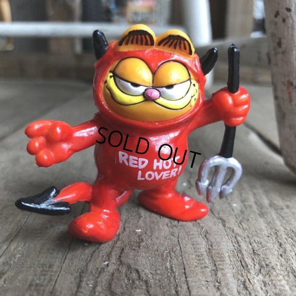 画像2: Vintage Hot Stuff Red Devil PVC Figure Garfield (B379) 