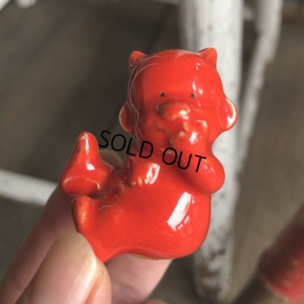 画像1: Vintage Hot Stuff Red Devil Ceramic Figure (B376) 