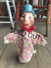Vintage Gund Disney Hand Puppet Jiminy Cricket (B384)