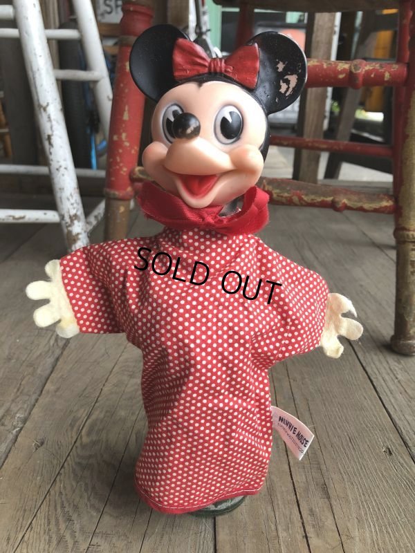 画像1: Vintage Gund Disney Hand Puppet Minnie Mouse (B382)