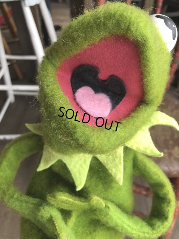 画像5: 70s Vintage FP Muppets Kermit the Frog Puppet doll (B389)