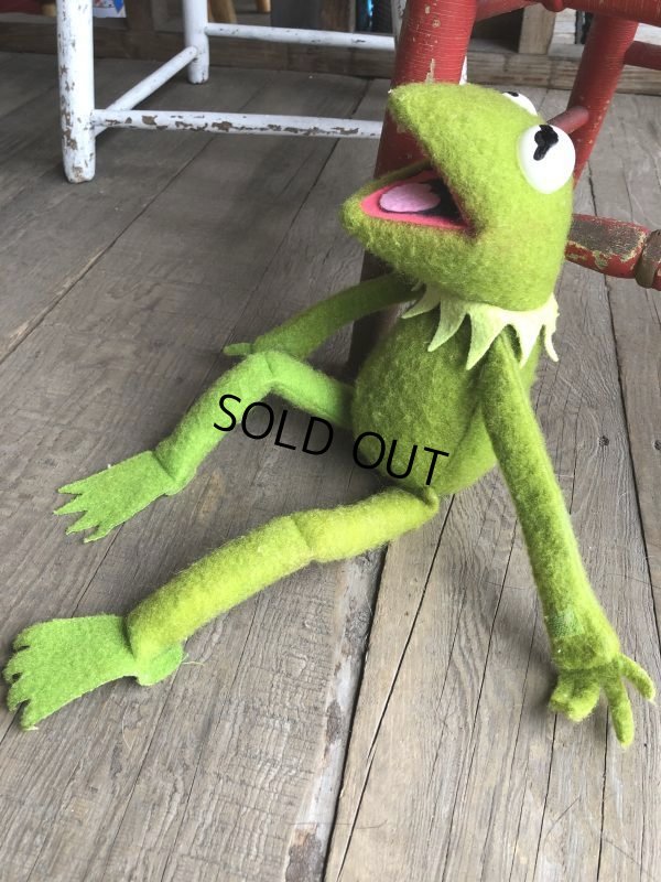 画像2: 【SALE】 70s Vintage FP Muppets Kermit the Frog Plush doll (B390)