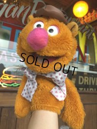 70s Vintage FP Muppets Fozzie Bear Puppet doll (B388)