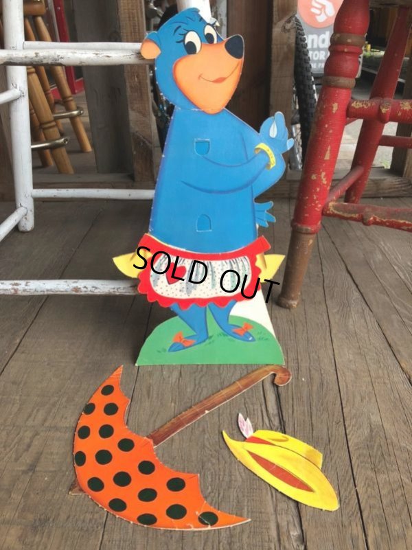 画像16: 60s Vintage HANNA BARBERA Stand up Paper Doll SET (B400)