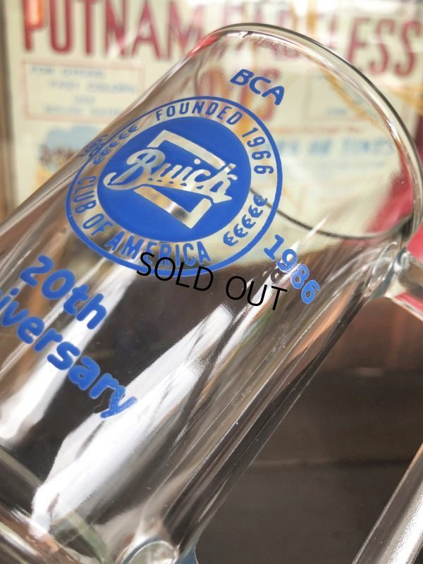 画像5: Vintage Automobilia Buick 20th Anniversary Advertising Heavy Glass Mug (B401)