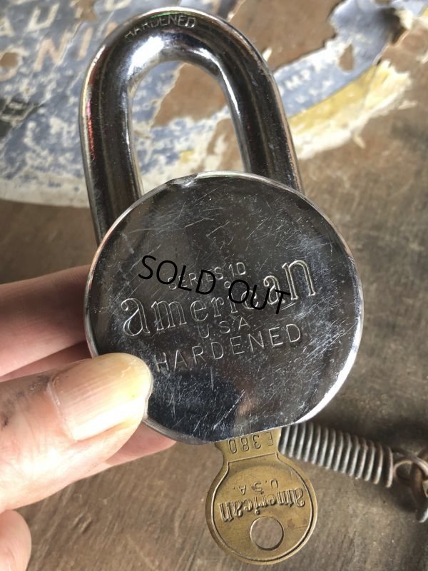画像9: Vintage American Lock Co Series 10 Hardened Padlock (B404)
