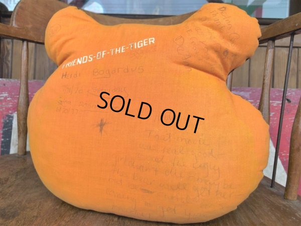 画像4: 60s Vintage Esso Exxon Friends Of The Tiger Pillow Cushion (B415)