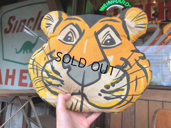 画像10: 60s Vintage Esso Exxon Friends Of The Tiger Pillow Cushion (B416)