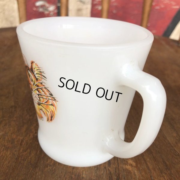 画像3: Vintage Fire King EXXON Esso Tiger D handle Mug (B414)