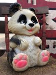 画像2: 70s Vintage Panda Bear Plastic Coin Bank (B417) (2)