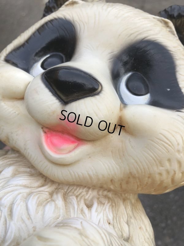 画像10: 70s Vintage Panda Bear Plastic Coin Bank (B417)