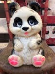 画像4: 70s Vintage Panda Bear Plastic Coin Bank (B417)