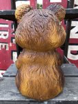 画像3: 70s Vintage Teddy Bear Plastic Coin Bank (B418)