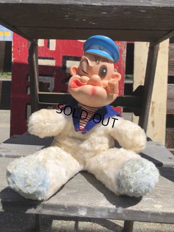 画像1: Vintage Popeye Doll 35cm (B425)