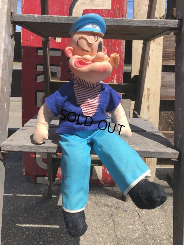 画像1: Vintage Popeye Doll 45cm (B427)