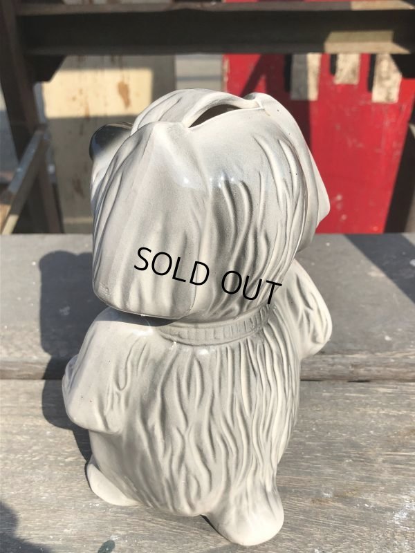 画像7: 60s Vintage FORD Shaggy Dog Ceramic Bank (B428)