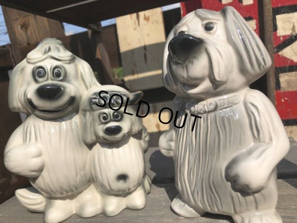 画像10: 60s Vintage FORD Shaggy Dog Ceramic Bank (B429)