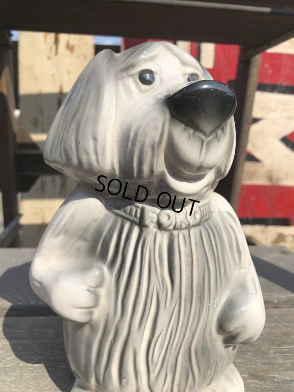 画像6: 60s Vintage FORD Shaggy Dog Ceramic Bank (B428)