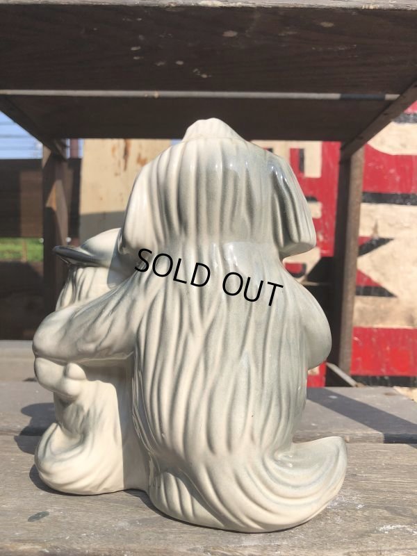 画像3: 60s Vintage FORD Shaggy Dog Ceramic Bank (B429)