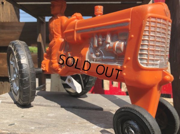 画像4: 60s Vintage Empire Tractor Plastic Mold Toy (B431)