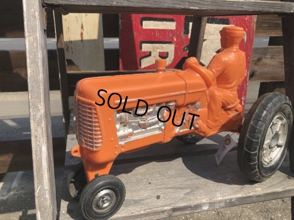 画像6: 60s Vintage Empire Tractor Plastic Mold Toy (B431)