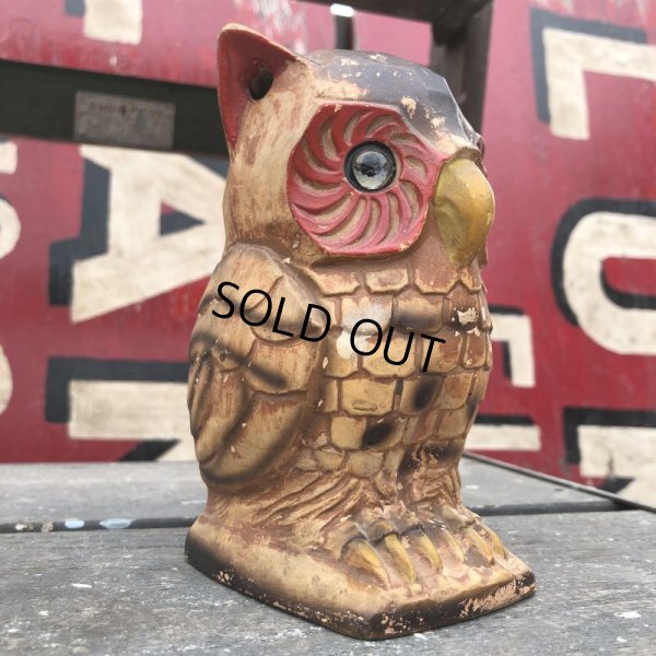 画像7: Vintage Ceramic Owl Candle Holder (B433)