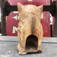 画像3: Vintage Ceramic Owl Candle Holder (B433)