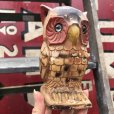 画像10: Vintage Ceramic Owl Candle Holder (B433)