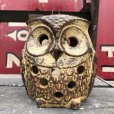 画像1: Vintage Ceramic Owl Candle Holder (B434) (1)