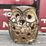Vintage Ceramic Owl Candle Holder (B434)