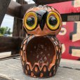 画像8: Vintage Ceramic Owl Candle Holder (B435)