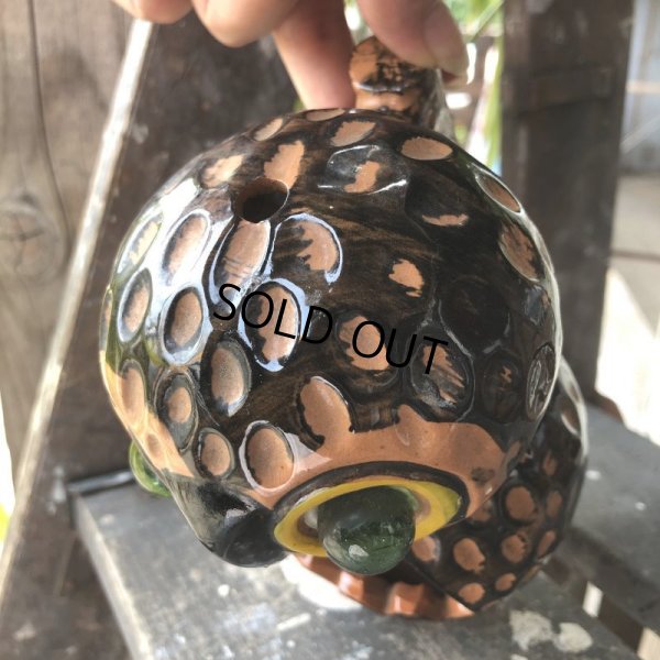 画像6: Vintage Ceramic Owl Candle Holder (B435)