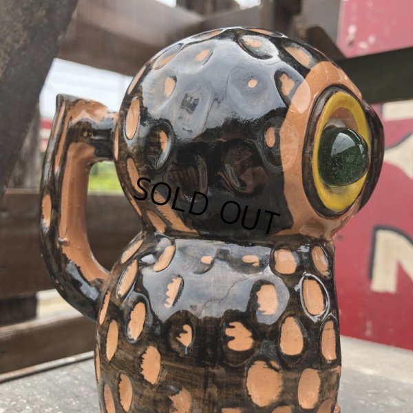 画像7: Vintage Ceramic Owl Candle Holder (B435)