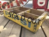 70s Vintage Pepsi Wooden Crate (B440)