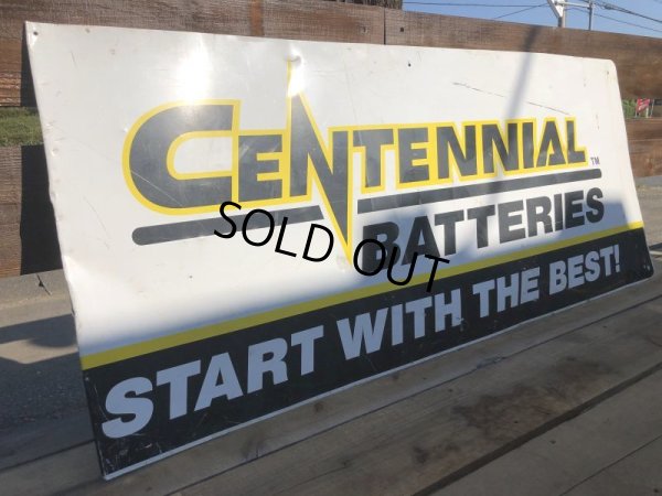 画像7: Vintage CENTENNIAL BATTERIES Metal Sign (B443)