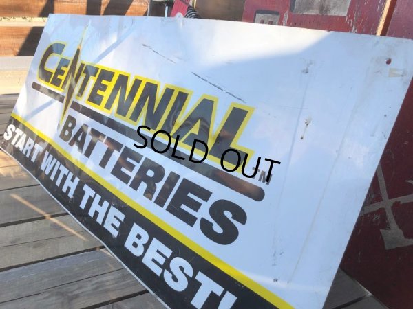 画像4: Vintage CENTENNIAL BATTERIES Metal Sign (B443)