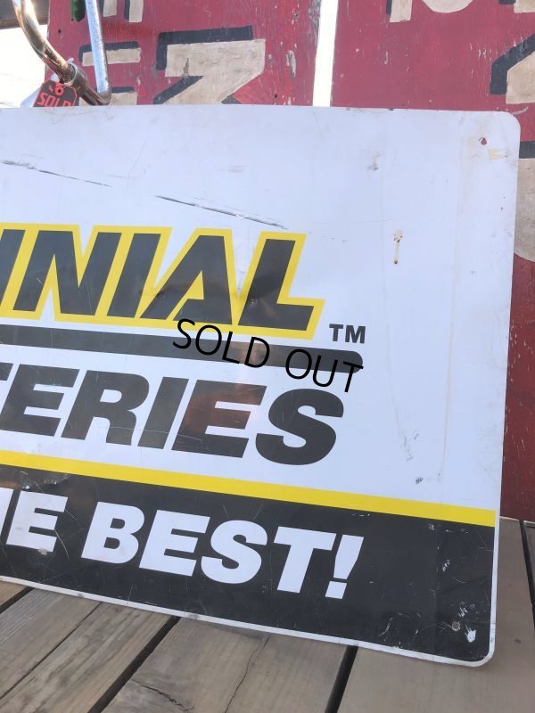 画像11: Vintage CENTENNIAL BATTERIES Metal Sign (B443)